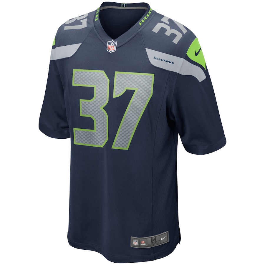 Shaun Alexander 37 Seattle Seahawks Men Game Retired Jersey - College Navy - myjerseyhub