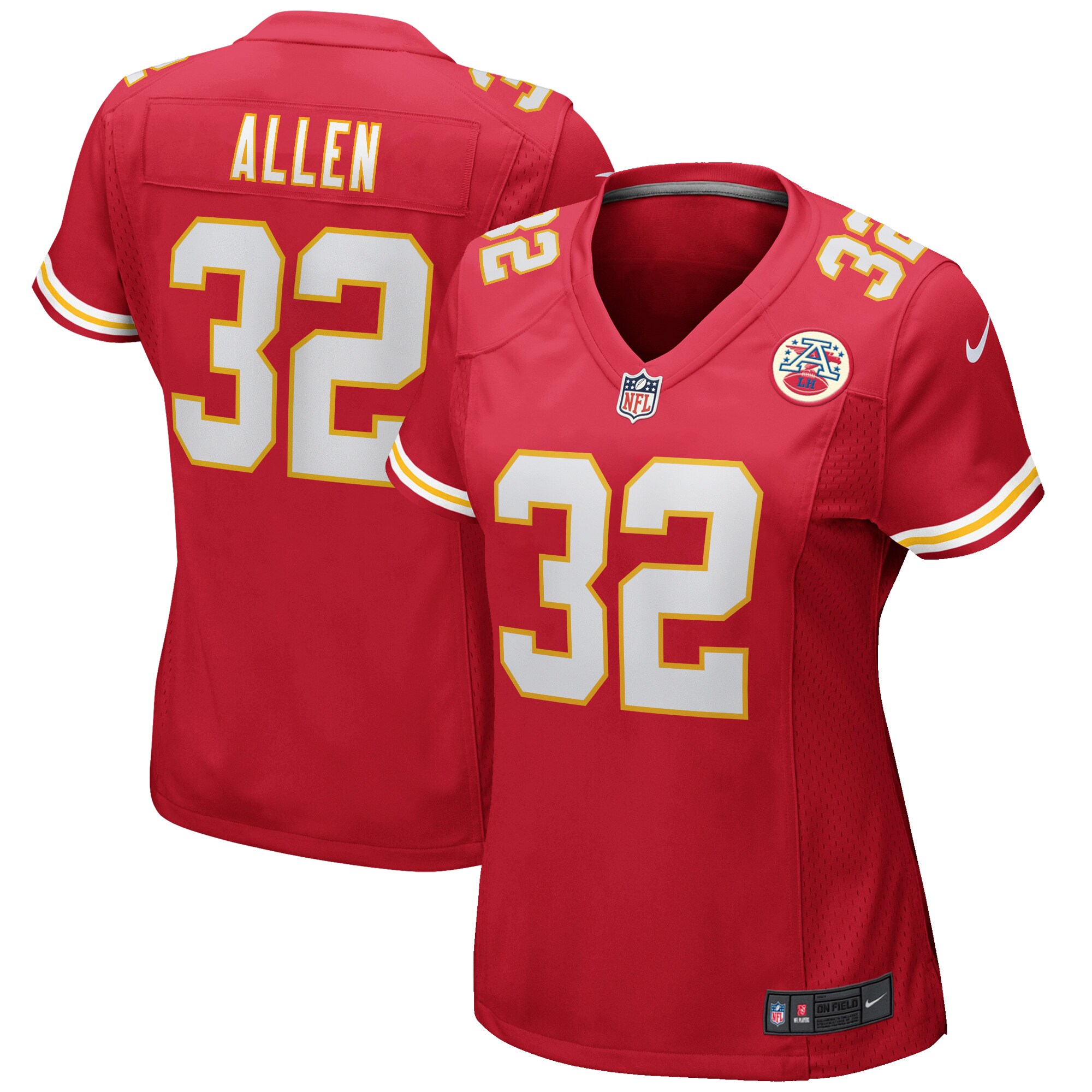 Marcus Allen Kansas City Chiefs Women's Game Retired Player Jersey - Red - myjerseyhub