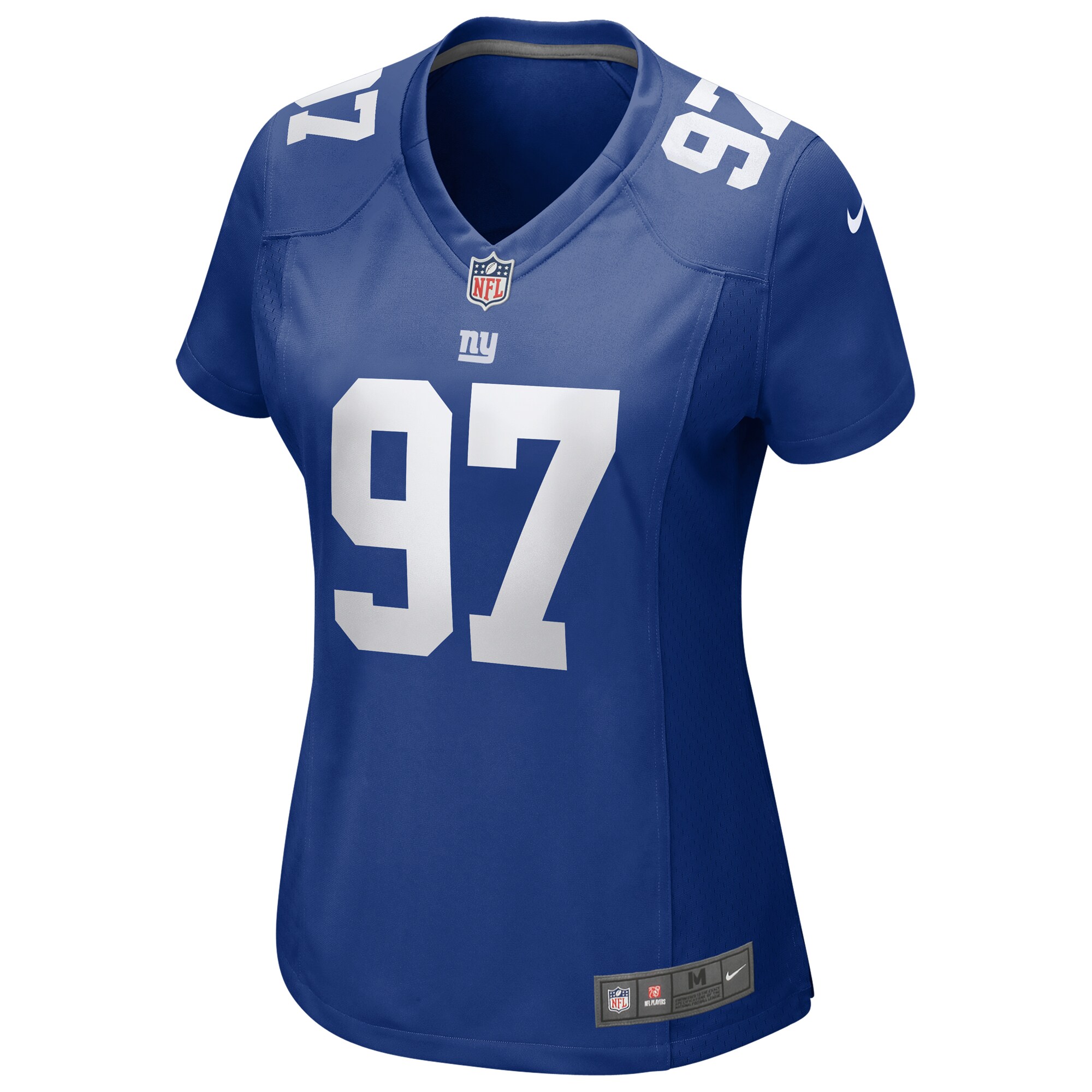 Dexter Lawrence II New York Giants Women's Team Game Player Jersey - Royal - myjerseyhub