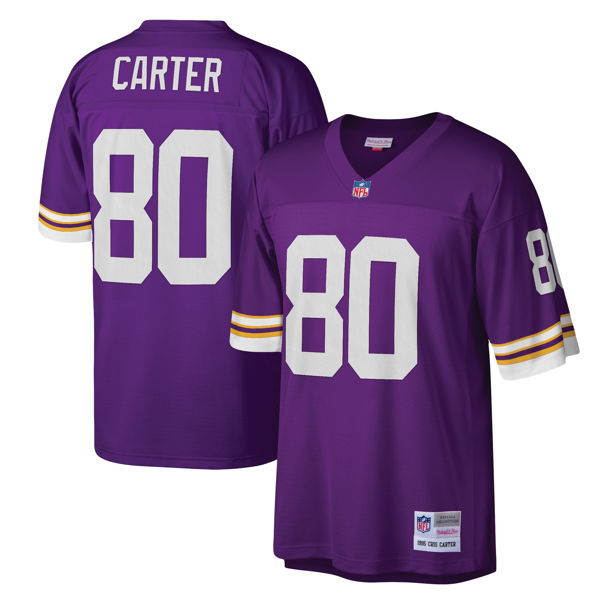 Cris Carter Minnesota Vikings Mitchell & Ness Legacy Replica Jersey - Purple - myjerseyhub