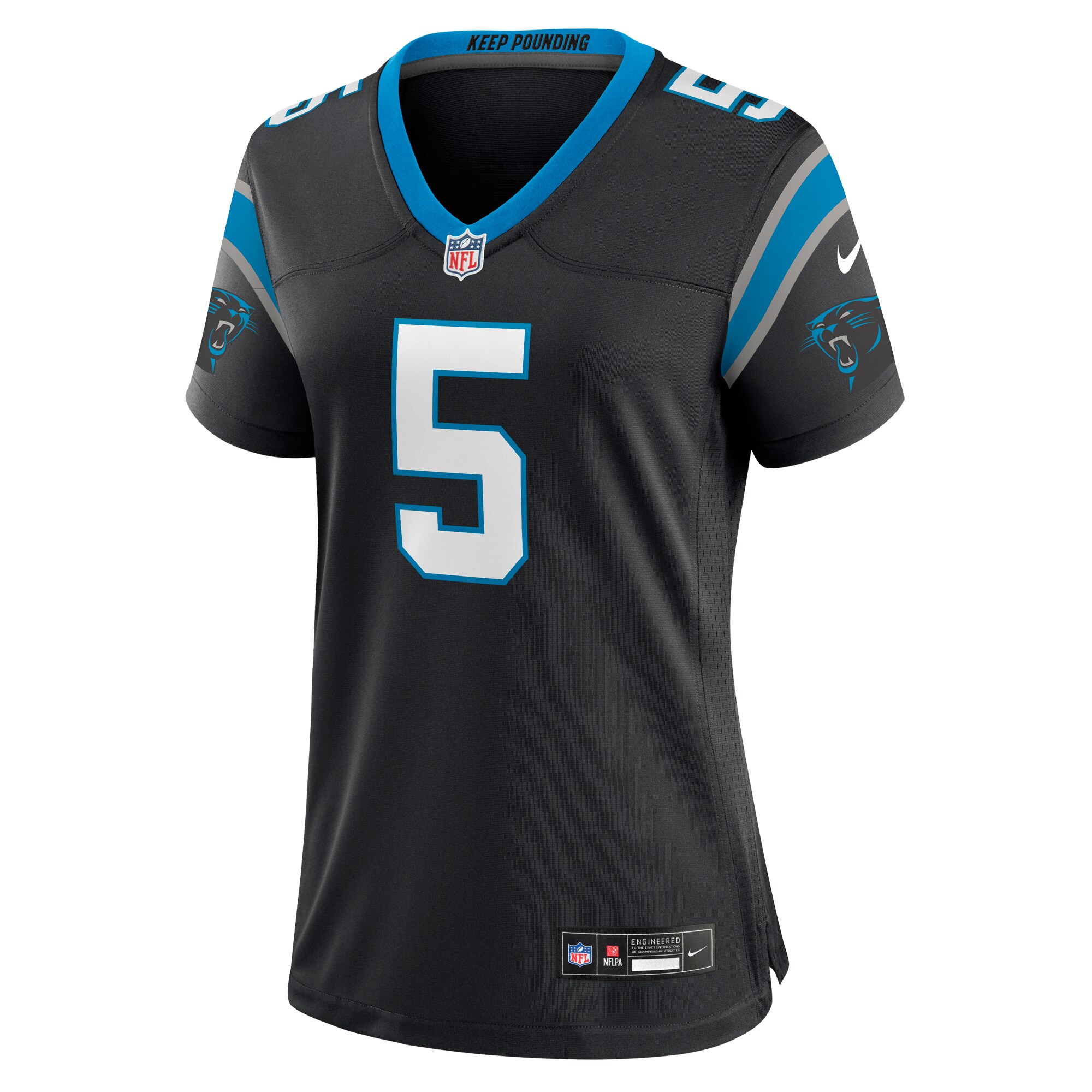 Laviska Shenault Jr. Carolina Panthers Women's Team Game Jersey - Black - myjerseyhub