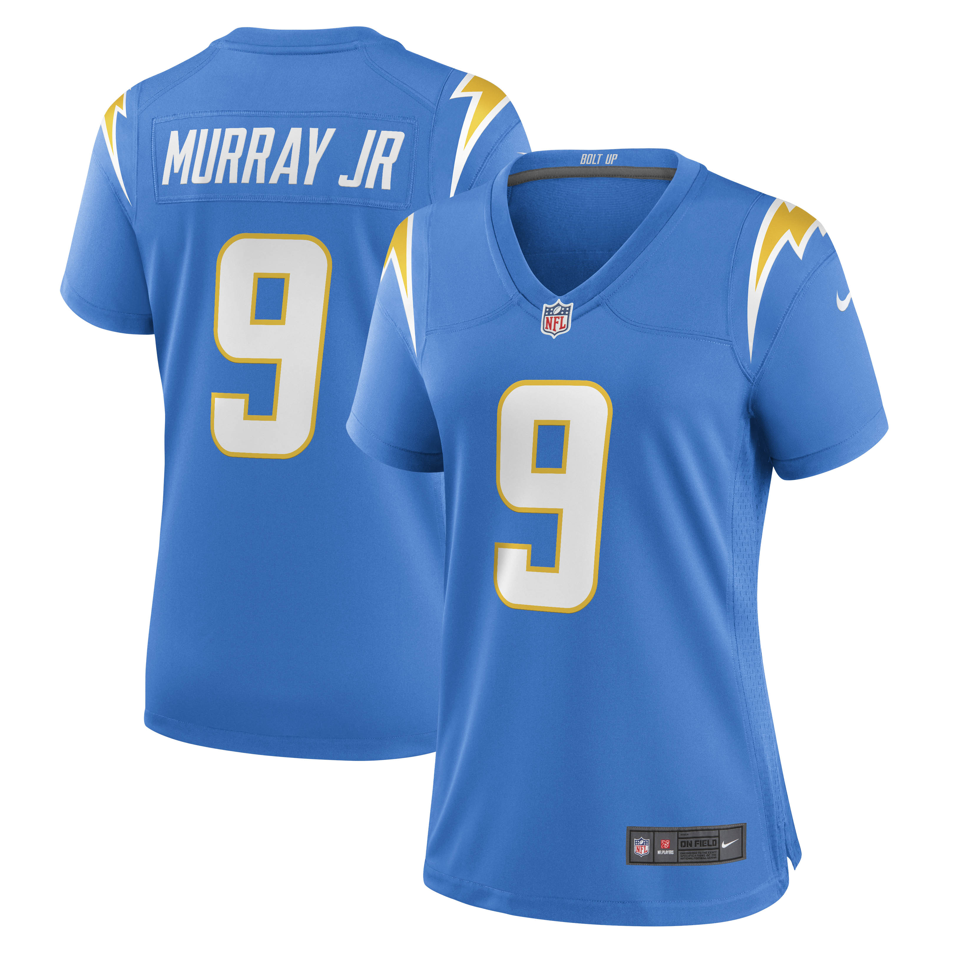 Kenneth Murray Jr. Los Angeles Chargers Women's Game Jersey - Powder Blue - myjerseyhub