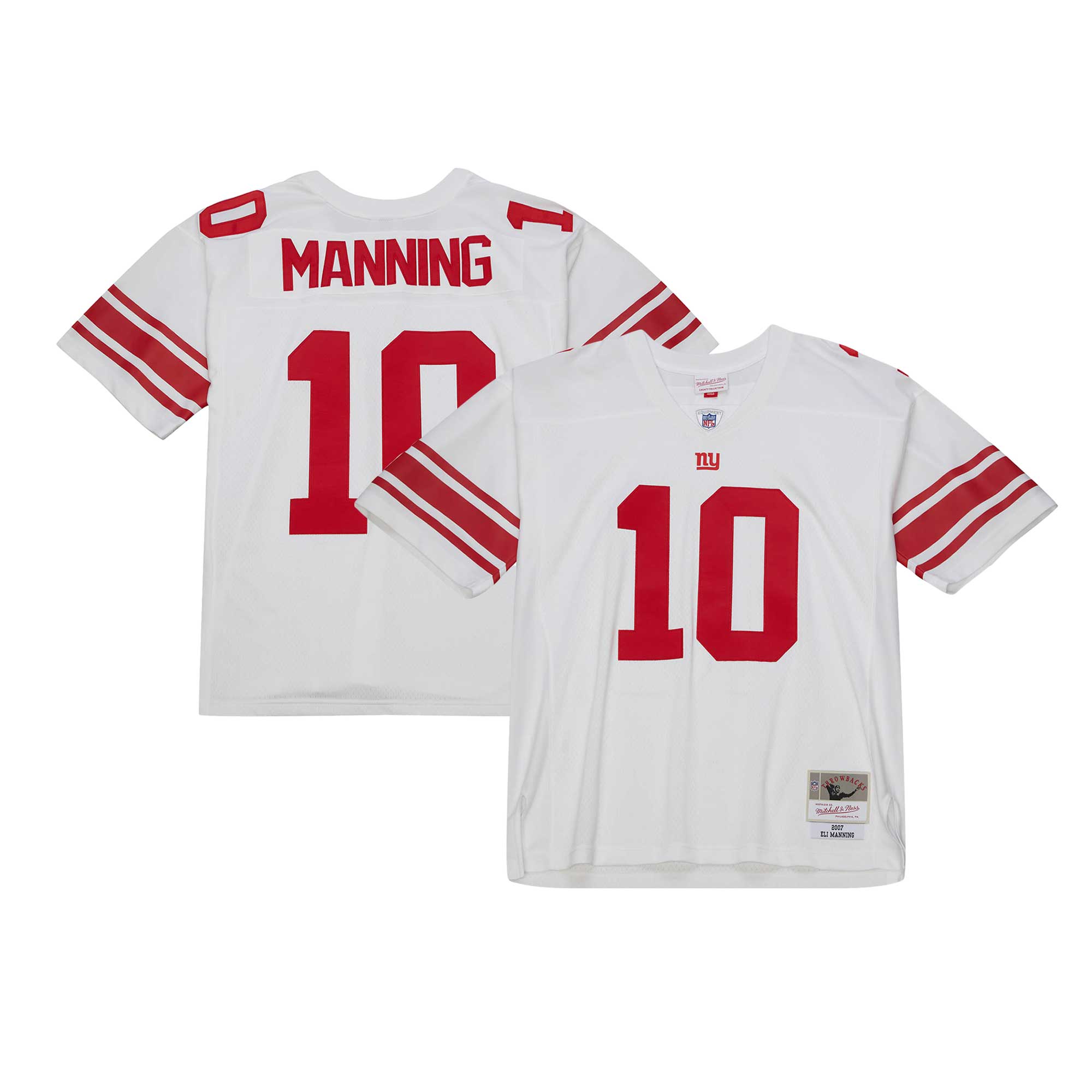 Eli Manning New York Giants Mitchell & Ness Legacy Replica Jersey - White - myjerseyhub