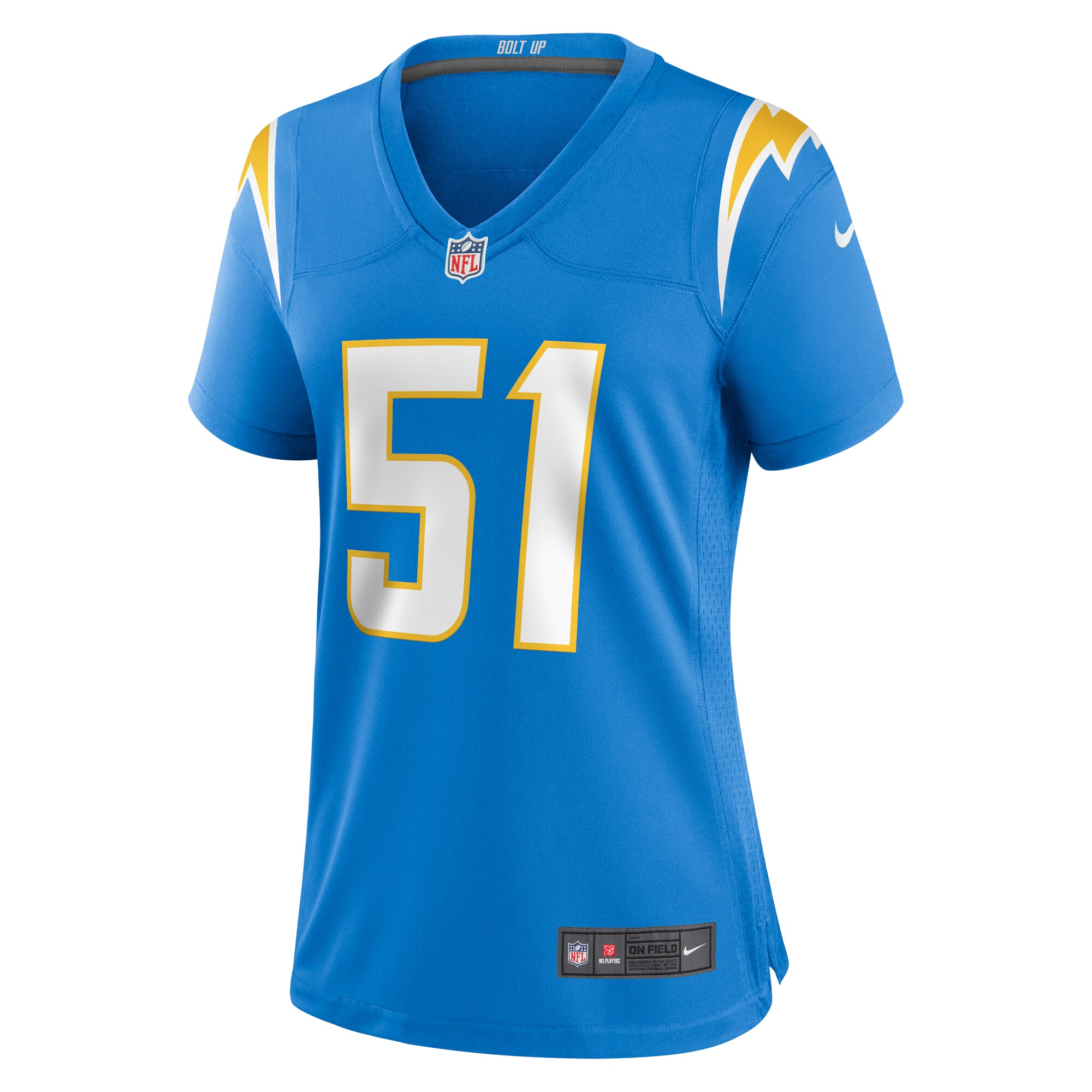 Sebastian Joseph-Day Los Angeles Chargers Women's Game Player Jersey - Powder Blue - myjerseyhub