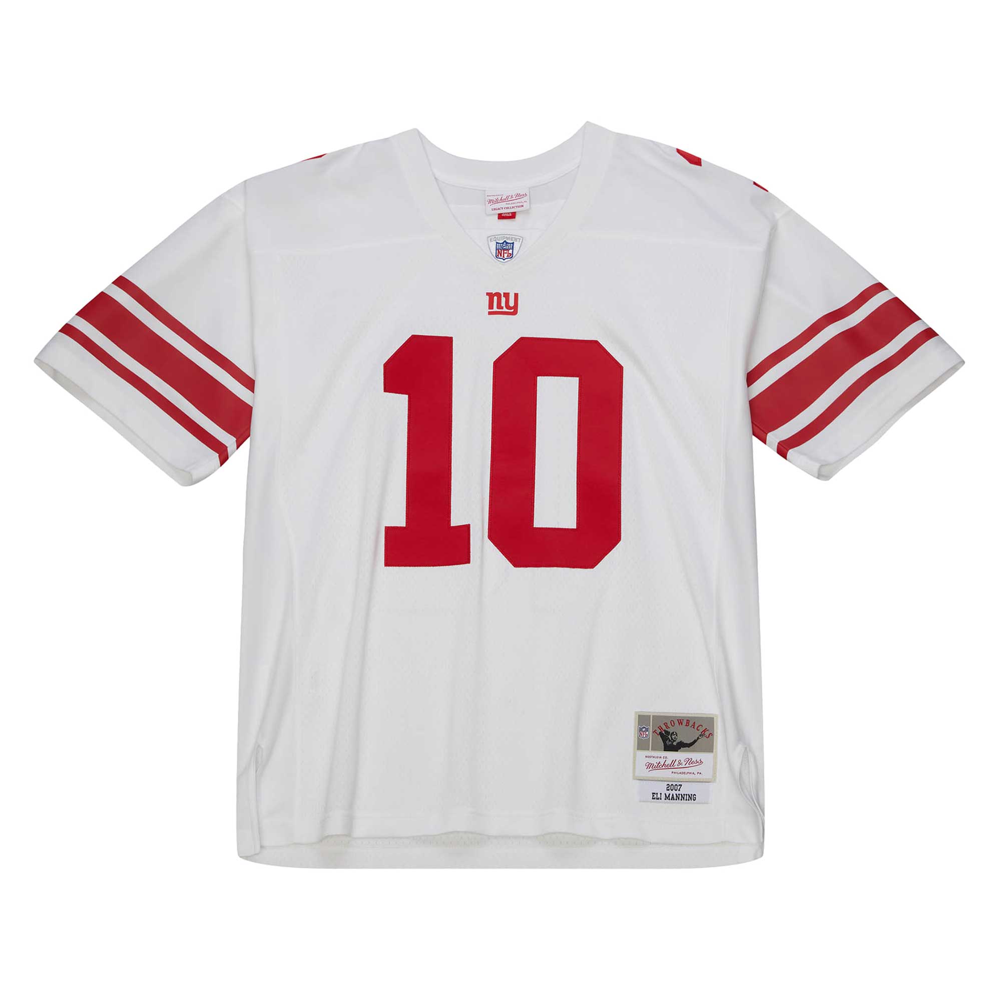 Eli Manning New York Giants Mitchell & Ness Legacy Replica Jersey - White - myjerseyhub