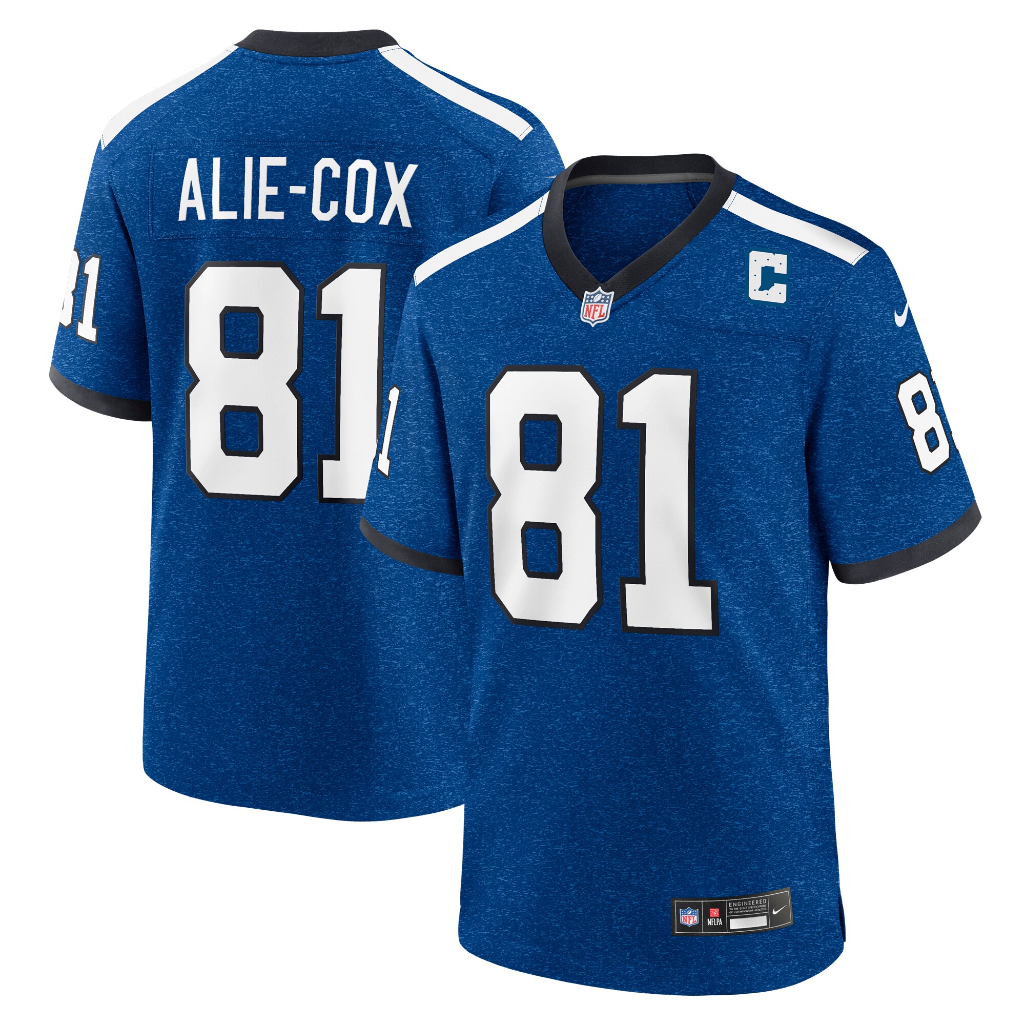 Mo Alie Cox Indianapolis Colts Indiana Nights Alternate Game Jersey - Royal - myjerseyhub