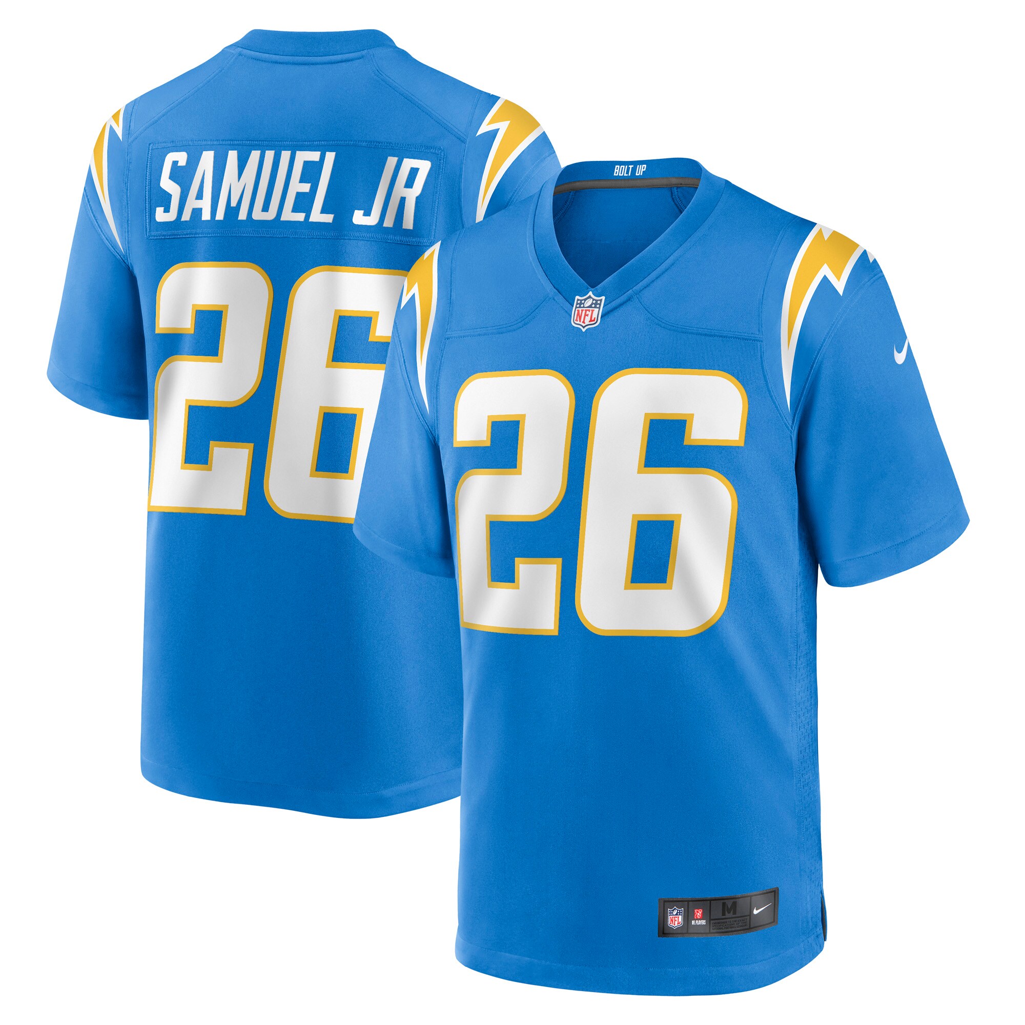 Asante Samuel Jr. Los Angeles Chargers Game Player Jersey - Powder Blue - myjerseyhub