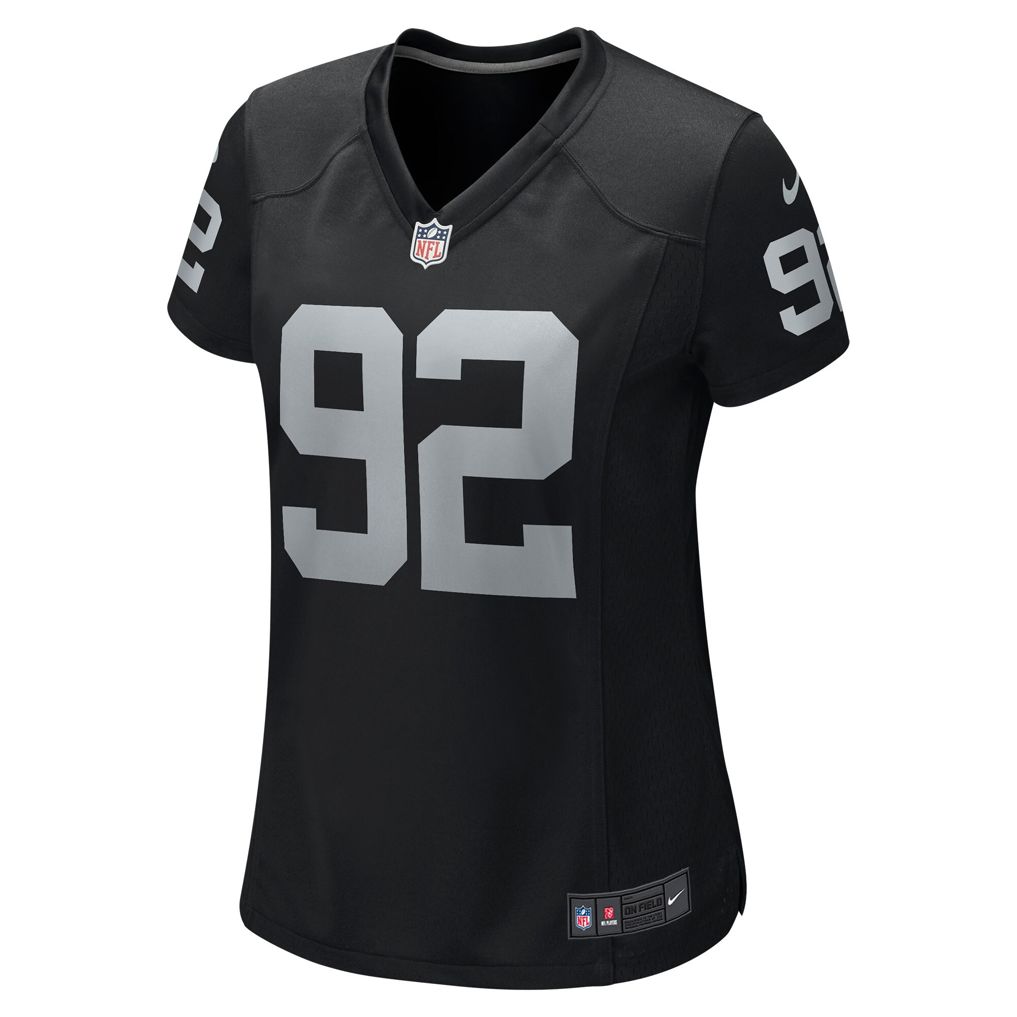 Richard Seymour Las Vegas Raiders Women's Retired Player Game Jersey - Black - myjerseyhub