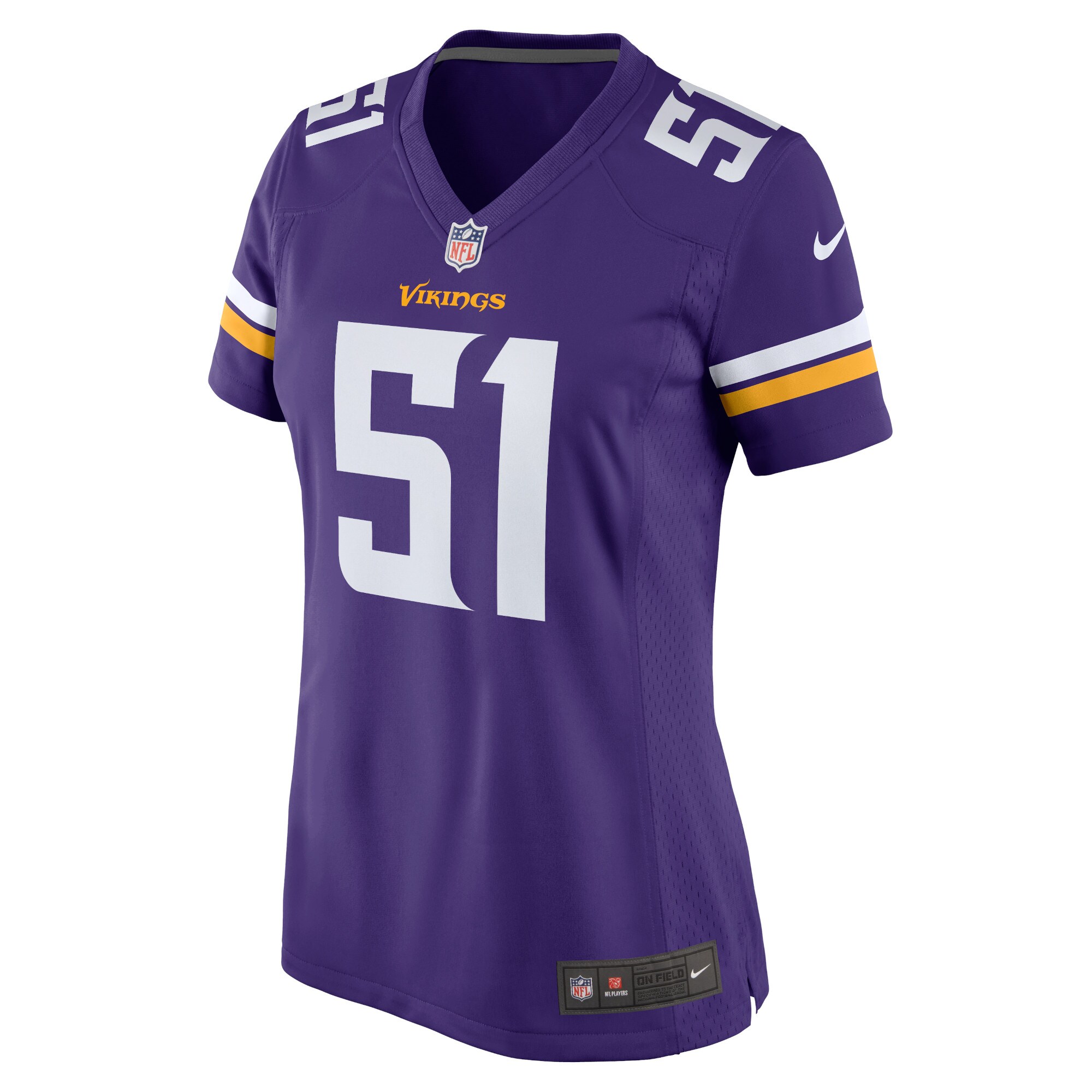 Benton Whitley Minnesota Vikings Women's Home Game Player Jersey - Purple - myjerseyhub