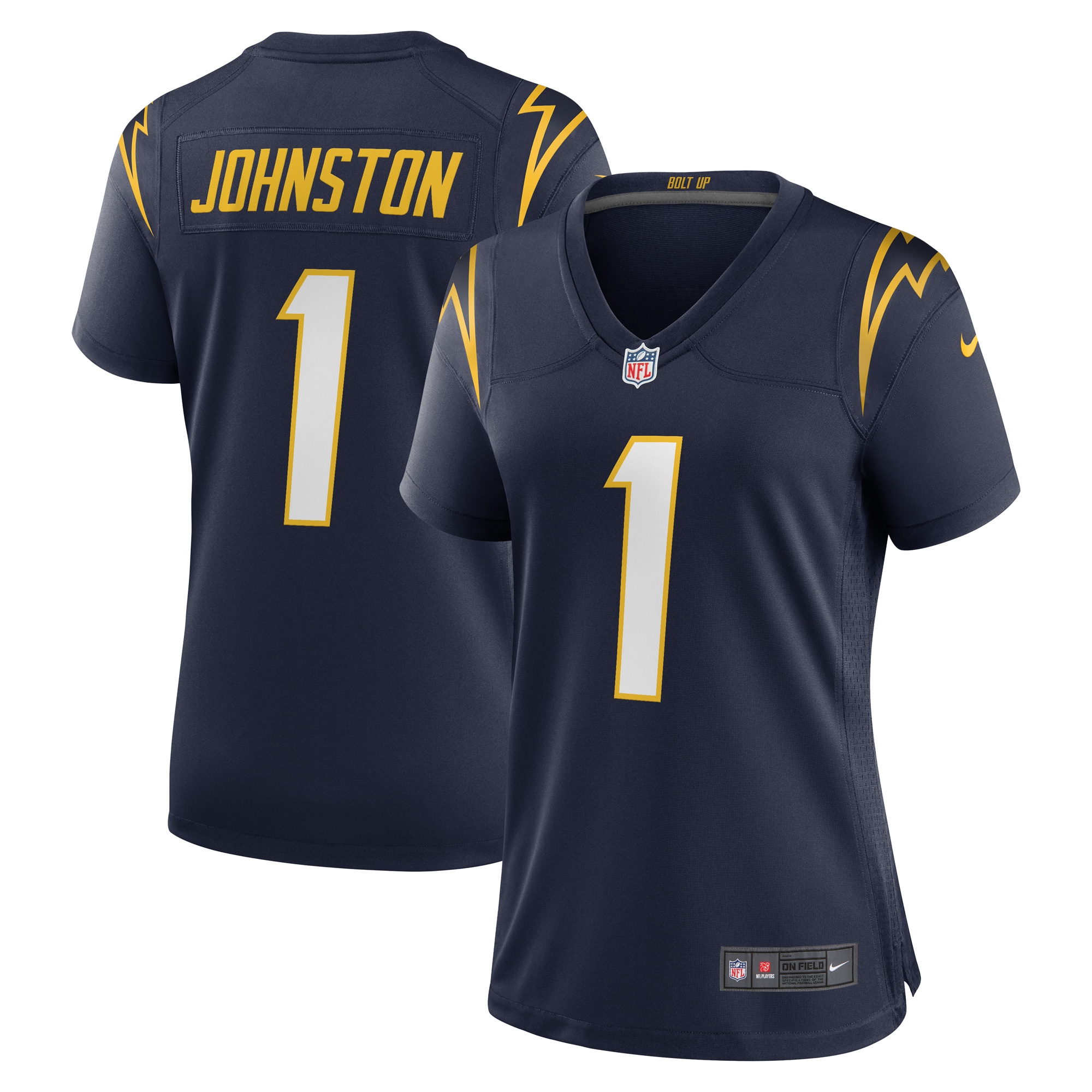 Quentin Johnston Los Angeles Chargers Women's Alternate Game Jersey - Navy - myjerseyhub