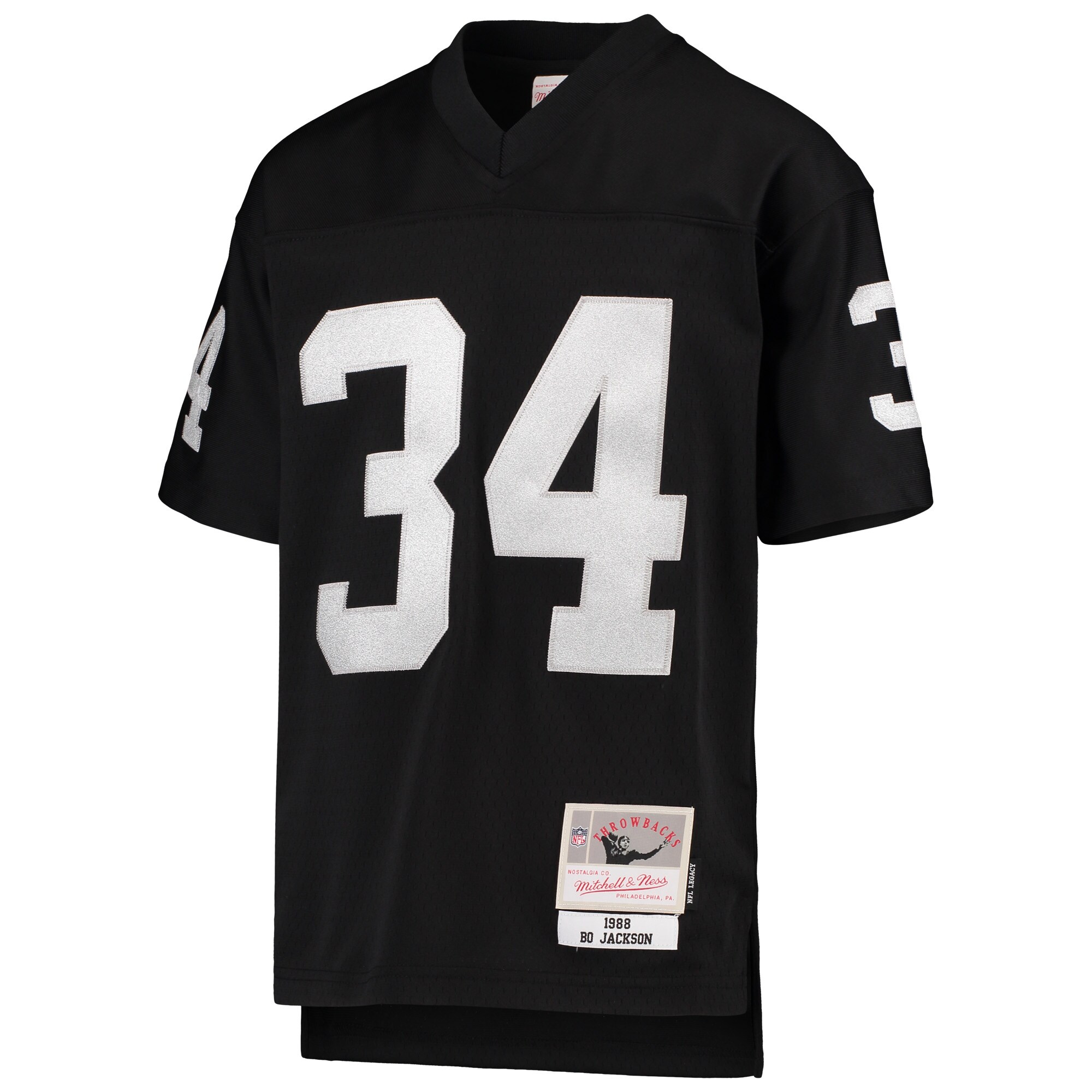 Bo Jackson Las Vegas Raiders Mitchell & Ness Youth 1988 Legacy Retired Player Jersey - Black - myjerseyhub