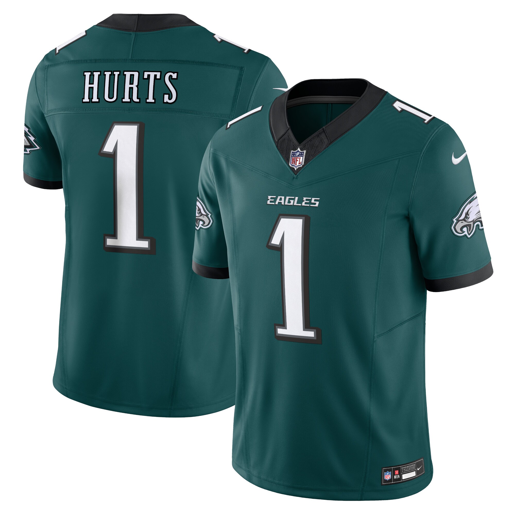Jalen Hurts Philadelphia Eagles Vapor F.U.S.E. Limited Jersey - Midnight Green - myjerseyhub