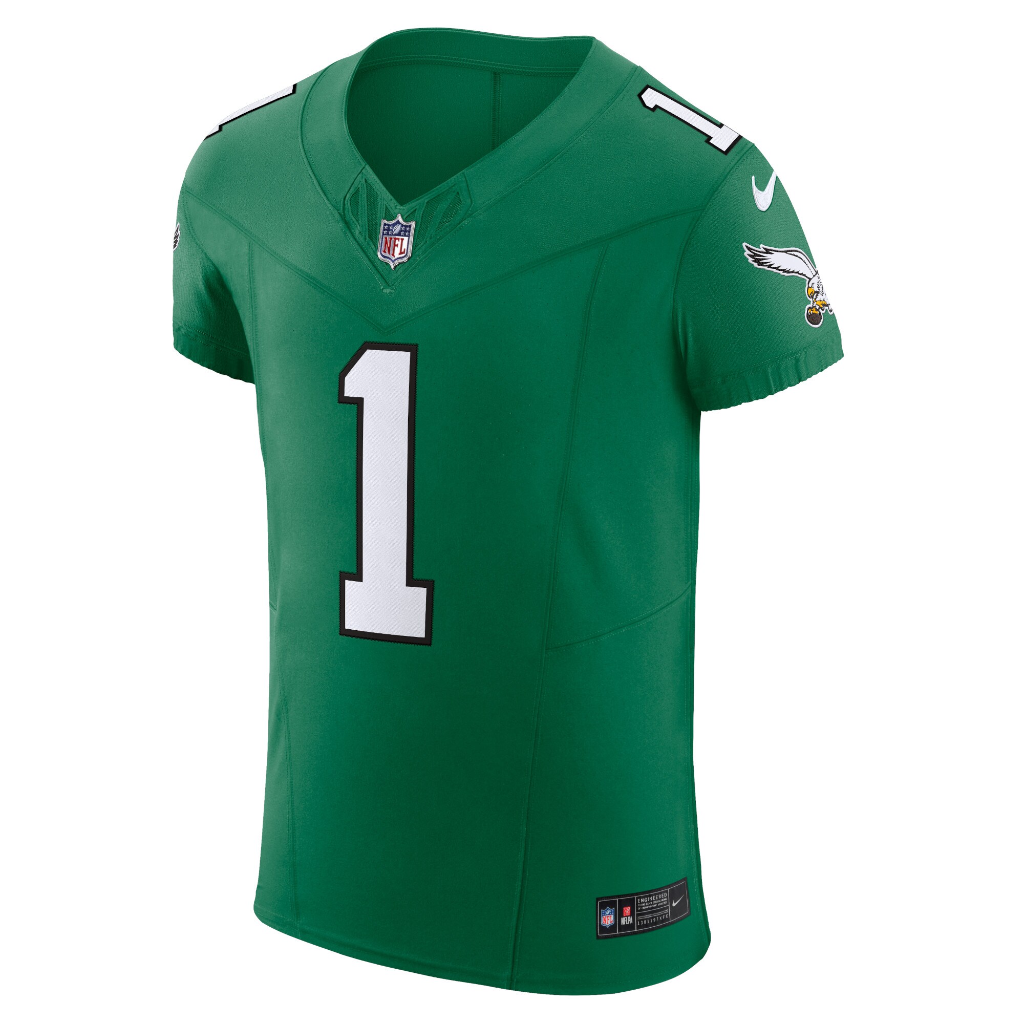Jalen Hurts Philadelphia Eagles Alternate Vapor F.U.S.E. Elite Jersey - Kelly Green - myjerseyhub