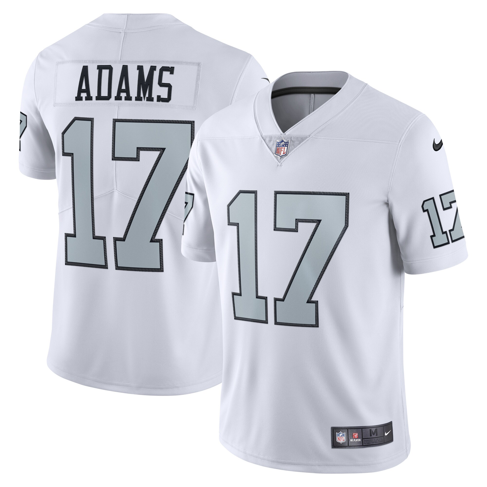 Davante Adams Las Vegas Raiders Alternate Vapor Limited Jersey - White - myjerseyhub