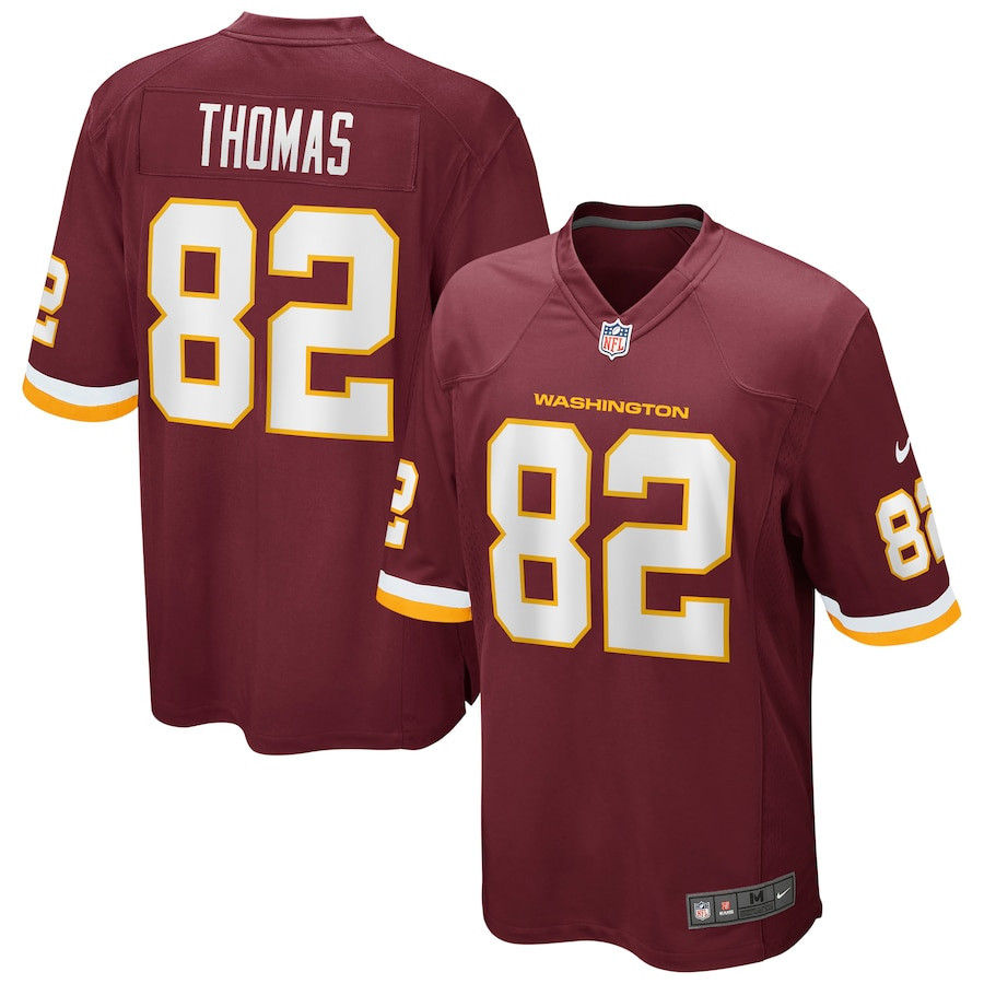 Logan Thomas 82 Washington Commanders Football Team Men Game Jersey - Burgundy - myjerseyhub