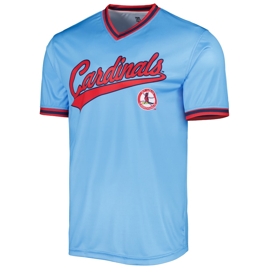 Men's St. Louis Cardinals Stitches Light Blue Cooperstown Collection Team Jersey - myjerseyhub