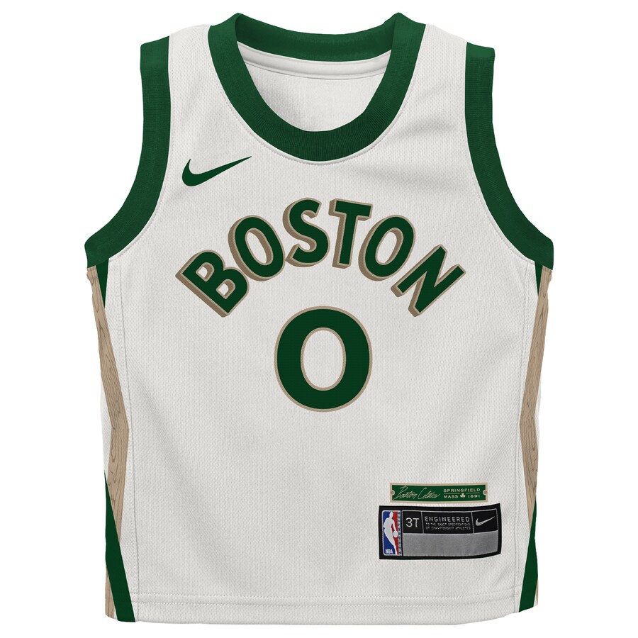 Infant Boston Celtics Jayson Tatum Nike White 2023/24 Swingman Replica Jersey - City Edition - myjerseyhub