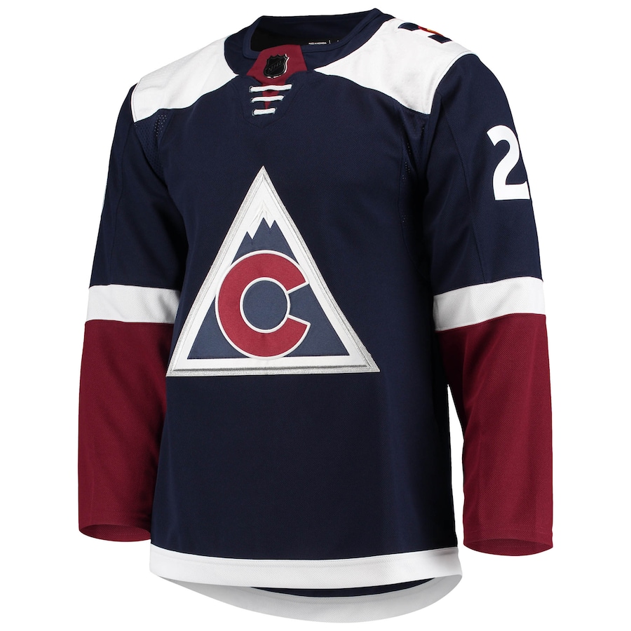 Men's Colorado Avalanche Nathan MacKinnon Navy Alternate Primegreen Authentic Player Jersey - myjerseyhub