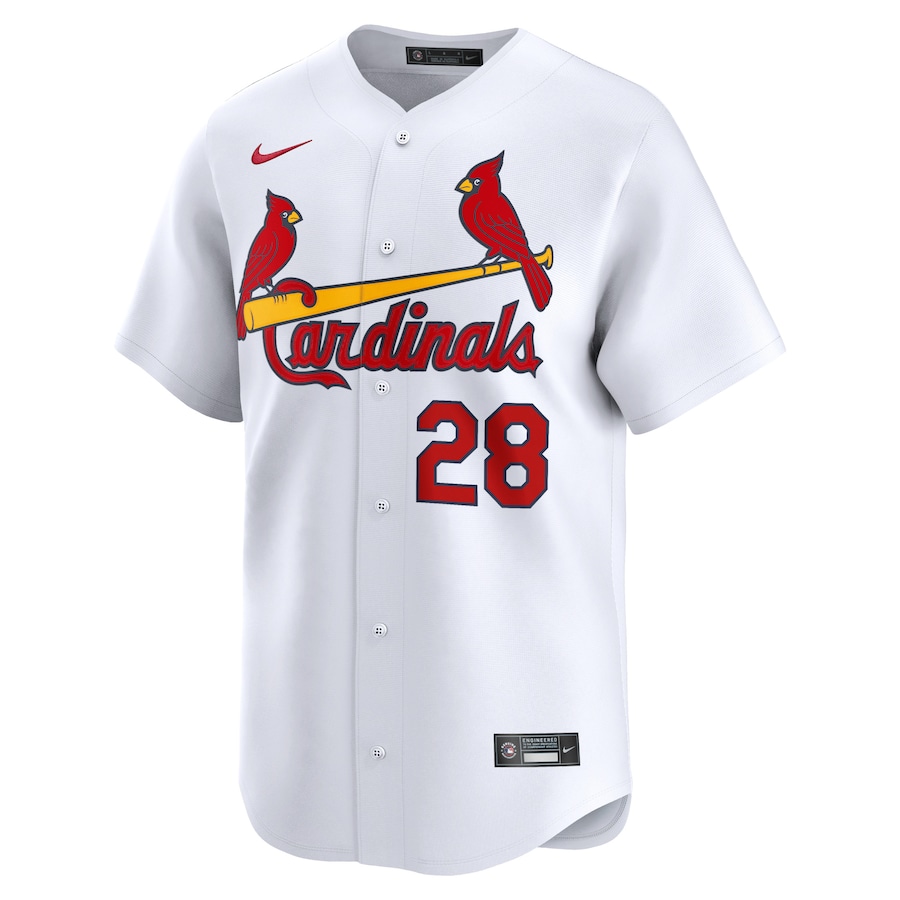 Men's St. Louis Cardinals Nolan Arenado Nike White Home Limited Player Jersey - myjerseyhub