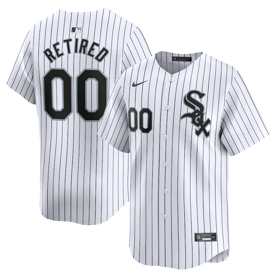 Men's Chicago White Sox White Home Limited Pick-A-Player Retired Roster Jersey - myjerseyhub