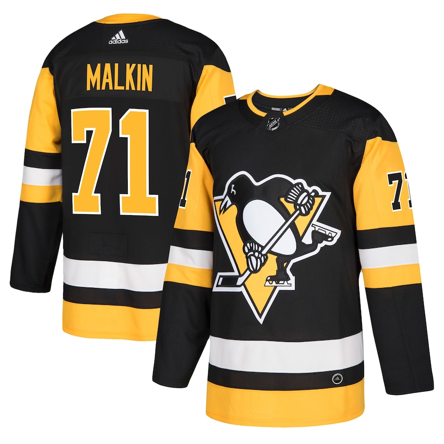 Men's Pittsburgh Penguins Evgeni Malkin Black Authentic Player Jersey - myjerseyhub