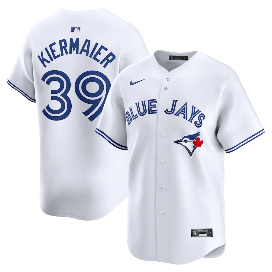 Men's Toronto Blue Jays Kevin Kiermaier White Home Limited Player Jersey - myjerseyhub