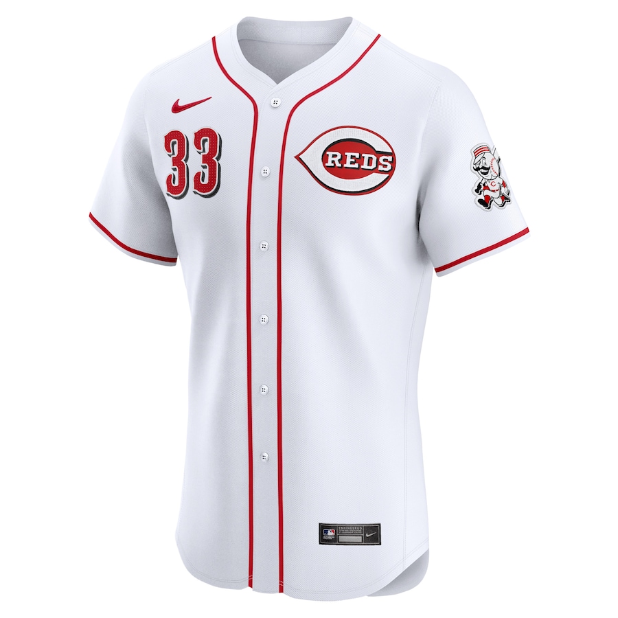 Men's Cincinnati Reds Christian Encarnacion-Strand White Home Elite Player Jersey - myjerseyhub