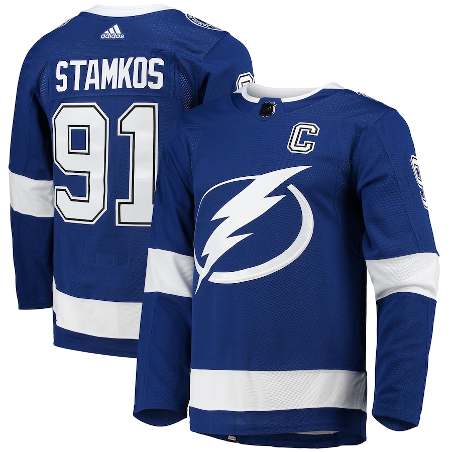 Men's Tampa Bay Lightning Steven Stamkos Blue Home Primegreen Authentic Player Jersey - myjerseyhub