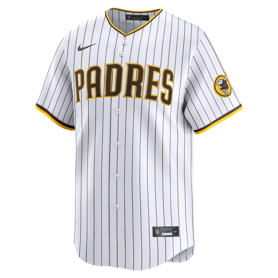Men's San Diego Padres Manny Machado White Home Limited Player Jersey - myjerseyhub