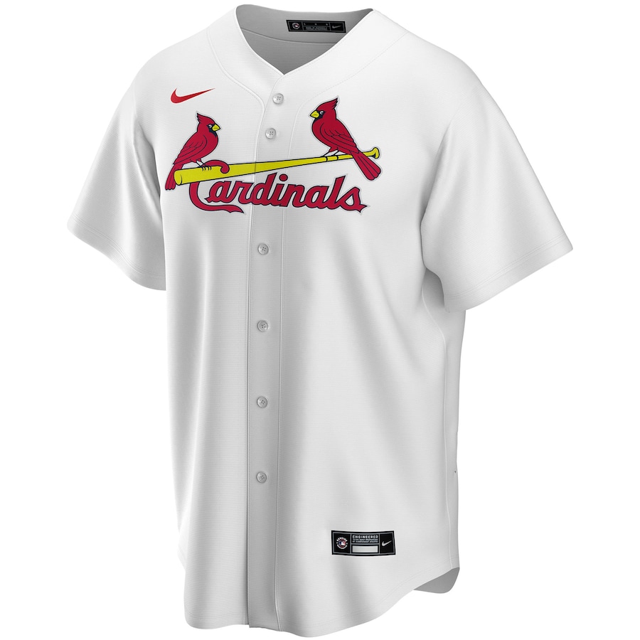 Men's St. Louis Cardinals White Home Pick-A-Player Retired Roster Replica Jersey - myjerseyhub