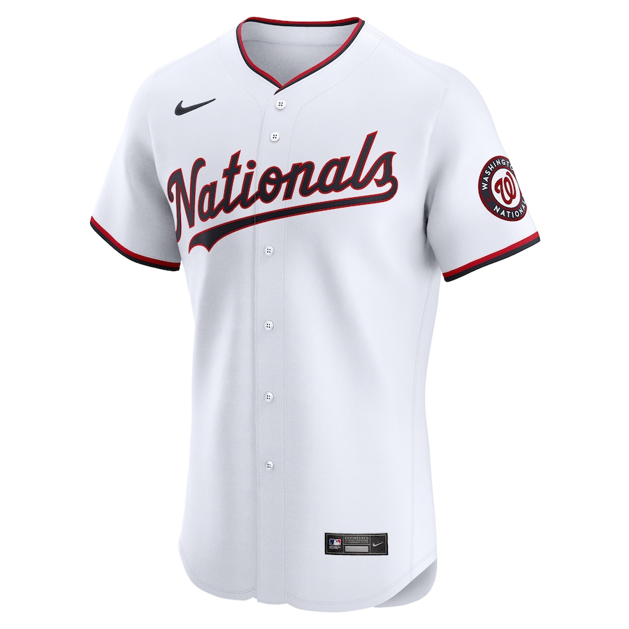 Men's Washington Nationals White Home Elite Pick-A-Player Retired Roster Jersey - myjerseyhub