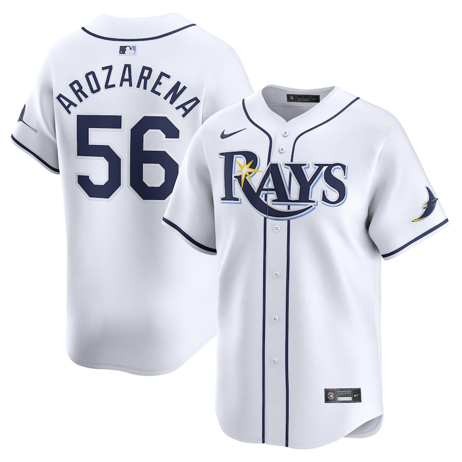 Men's Tampa Bay Rays Randy Arozarena White Home Limited Player Jersey - myjerseyhub