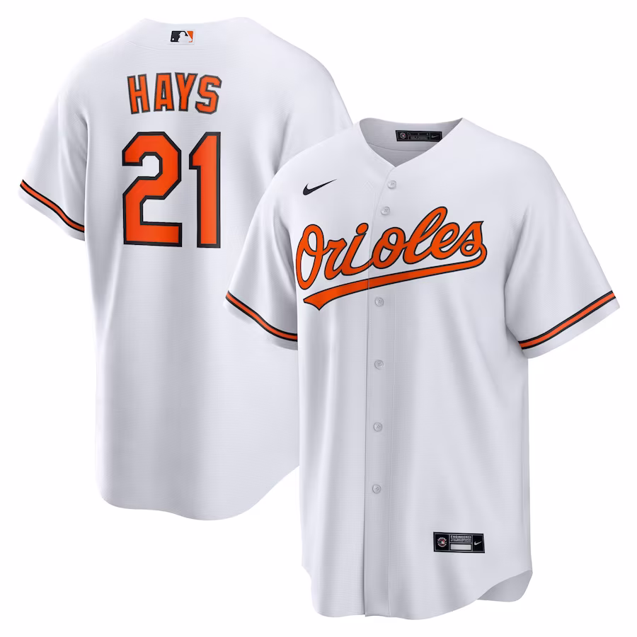 Women's Baltimore Orioles Austin Hays Nike White Replica Player Jersey - myjerseyhub