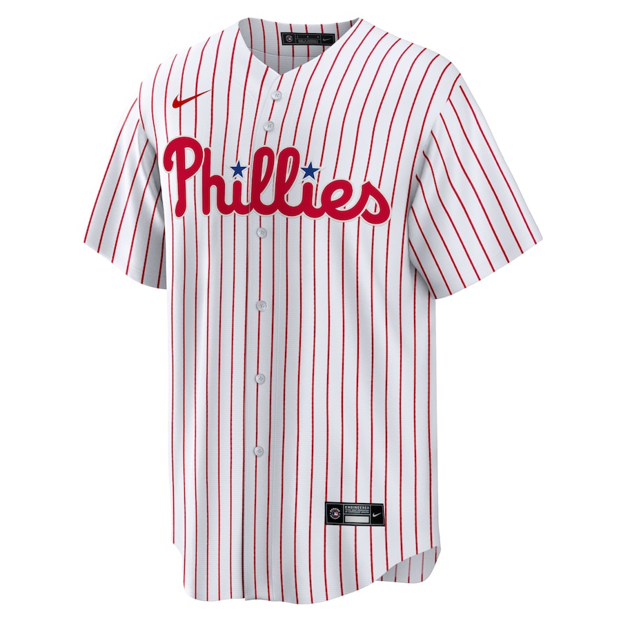 Men's Philadelphia Phillies Nick Castellanos White Replica Player Jersey - myjerseyhub