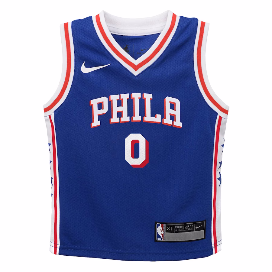 Infant Philadelphia 76ers Tyrese Maxey Nike Royal Swingman Player Jersey - Icon Edition - myjerseyhub
