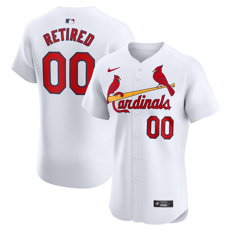 Youth St. Louis Cardinals Nike White Home Elite Pick-A-Player Retired Roster Jersey - myjerseyhub