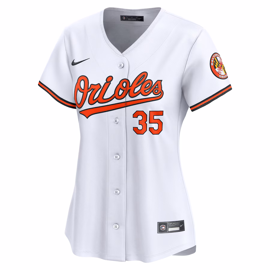 Women's Baltimore Orioles Adley Rutschman Nike White Home Limited Player Jersey - myjerseyhub