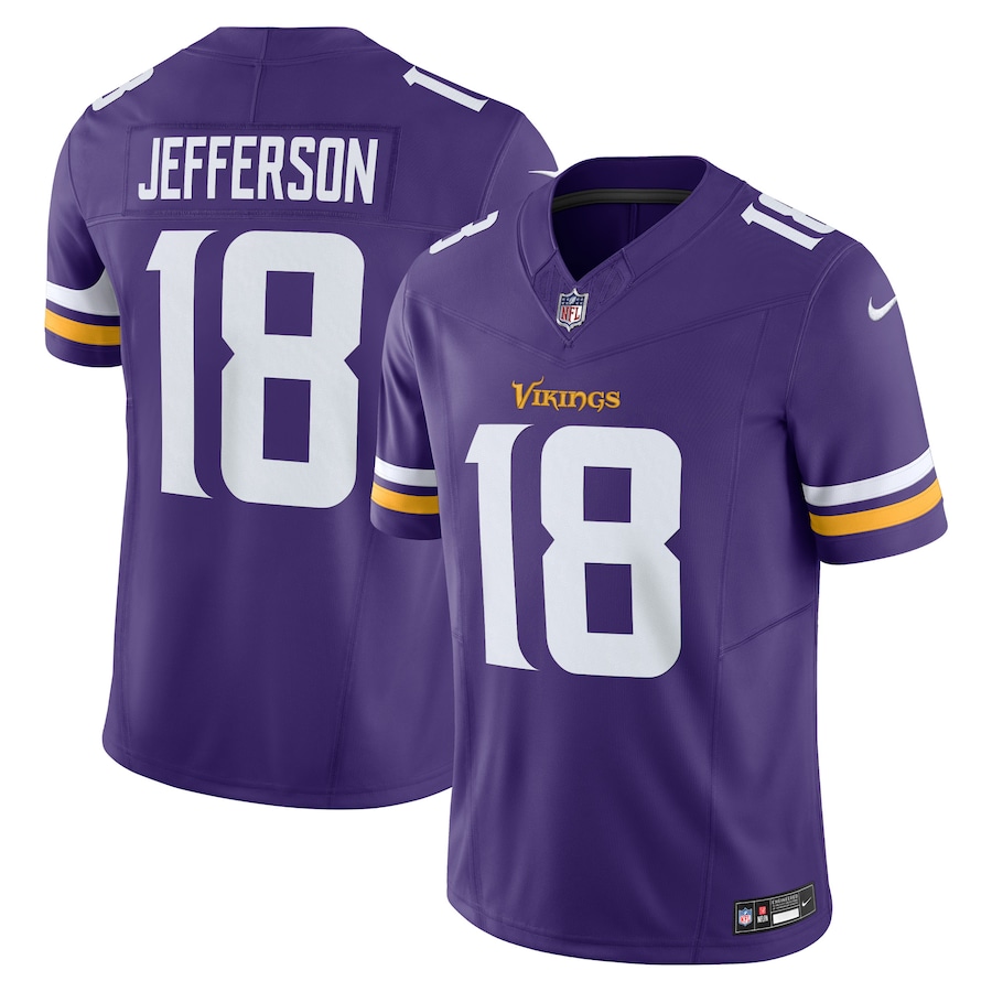 Mens Minnesota Vikings Justin Jefferson Purple Vapor F.U.S.E. Limited Jersey - myjerseyhub