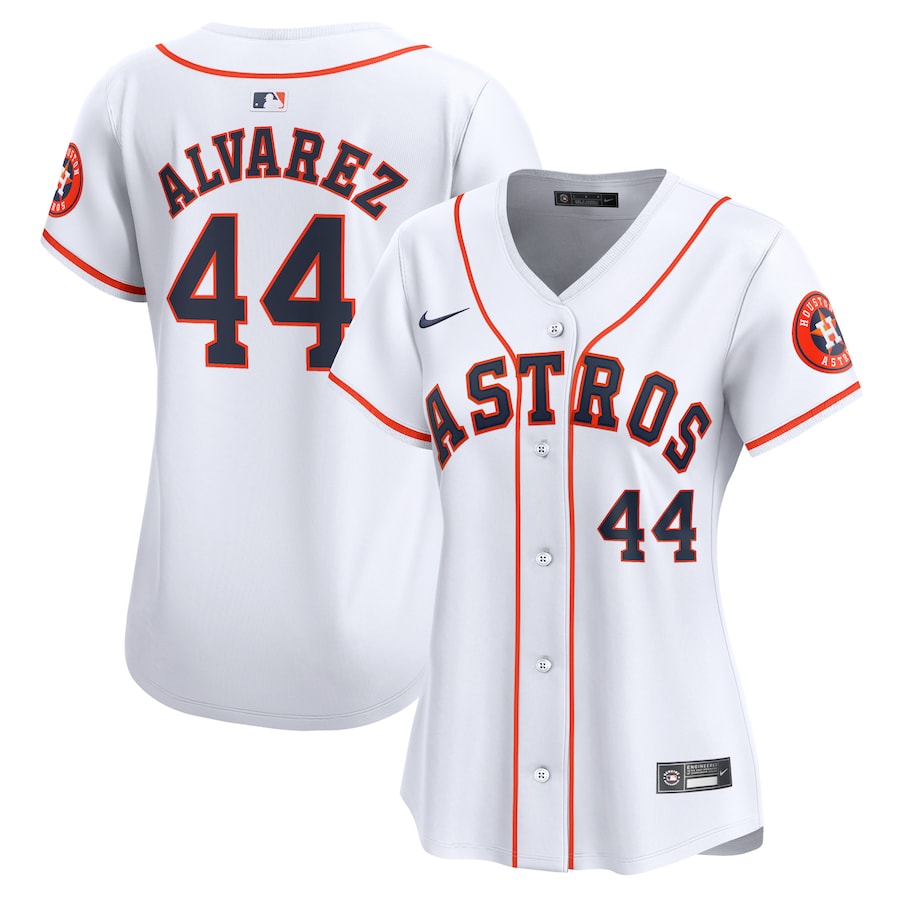 Women's Houston Astros Yordan Alvarez White Home Limited Player Jersey - myjerseyhub
