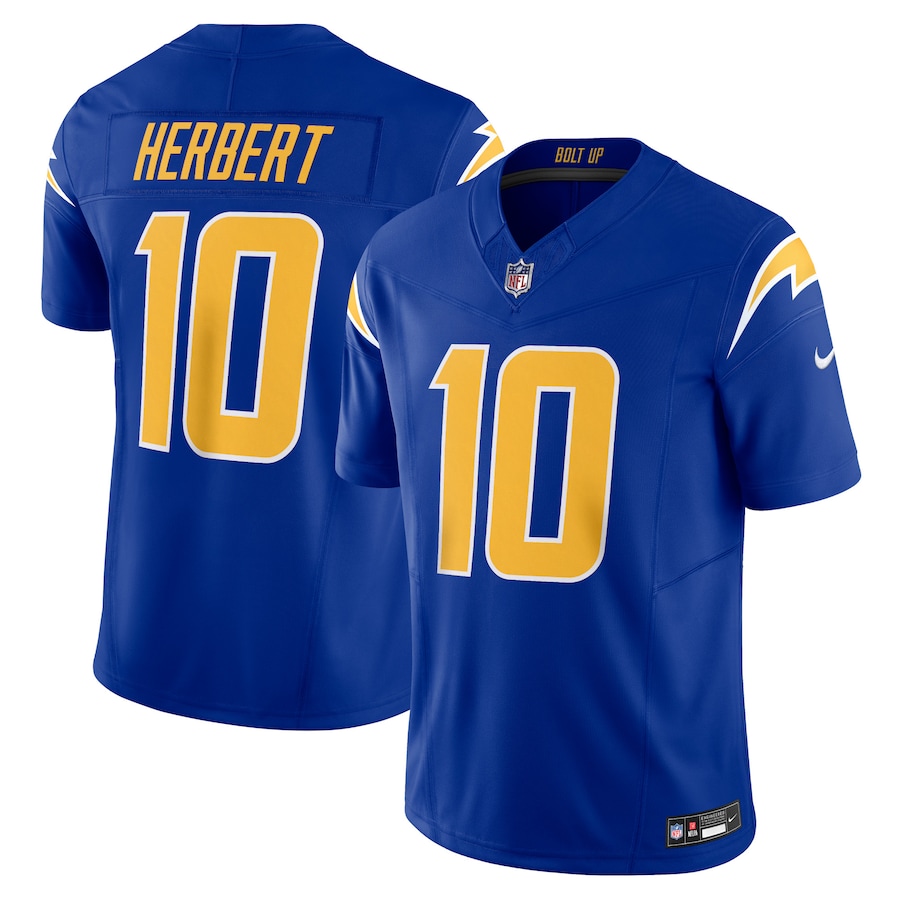 Mens Los Angeles Chargers Justin Herbert Royal Vapor F.U.S.E. Limited Jersey - myjerseyhub