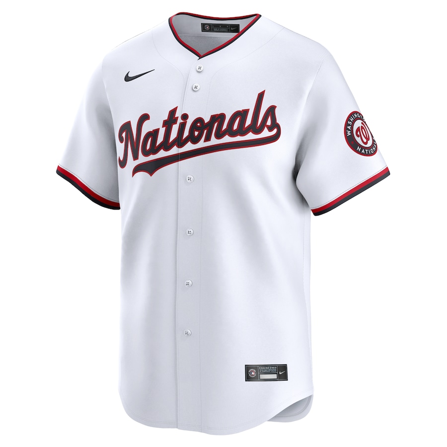 Men's Washington Nationals CJ Abrams White Home Limited Player Jersey - myjerseyhub