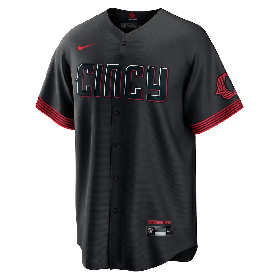 Men's Cincinnati Reds Joey Votto Black City Connect Replica Player Jersey - myjerseyhub
