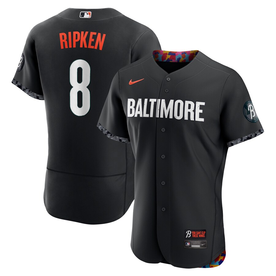 Men's Baltimore Orioles Cal Ripken Jr. Nike Black City Connect Authentic Player Jersey - myjerseyhub