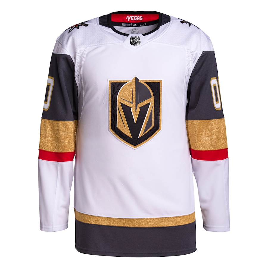 Youth Vegas Golden Knights White Away Primegreen Authentic Custom Jersey - myjerseyhub