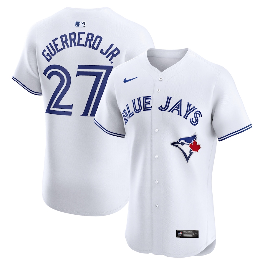 Men's Toronto Blue Jays Vladimir Guerrero Jr. White Home Elite Player Jersey - myjerseyhub