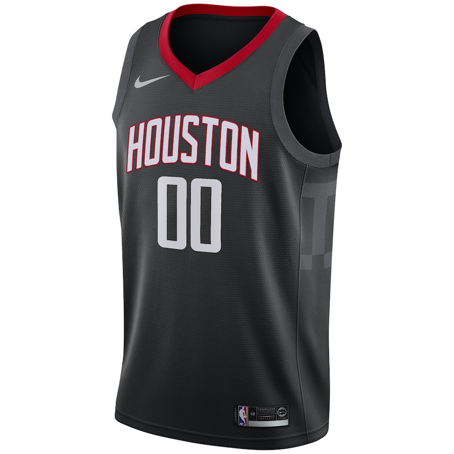 Men's Houston Rockets Nike Black Swingman Custom Jersey - Statement Edition - myjerseyhub