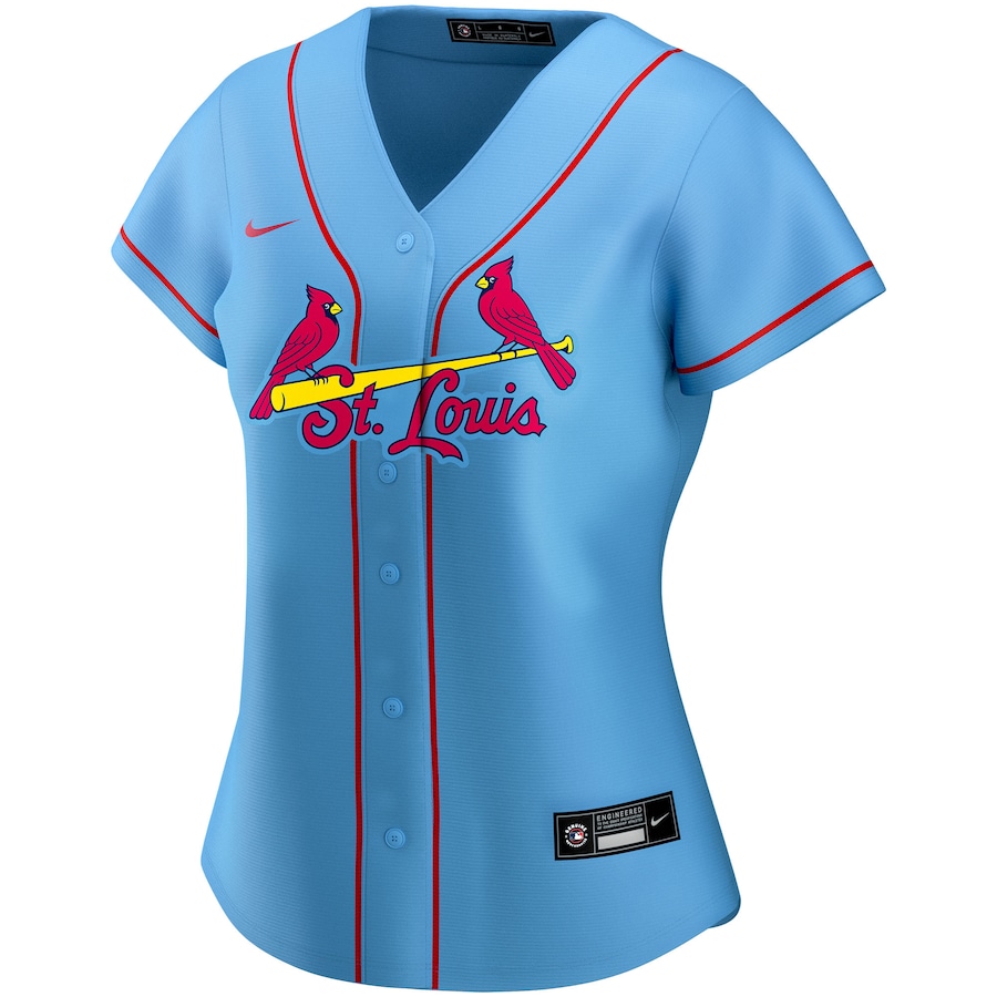 Women's St. Louis Cardinals Nike Blue Alternate Replica Custom Jersey - myjerseyhub