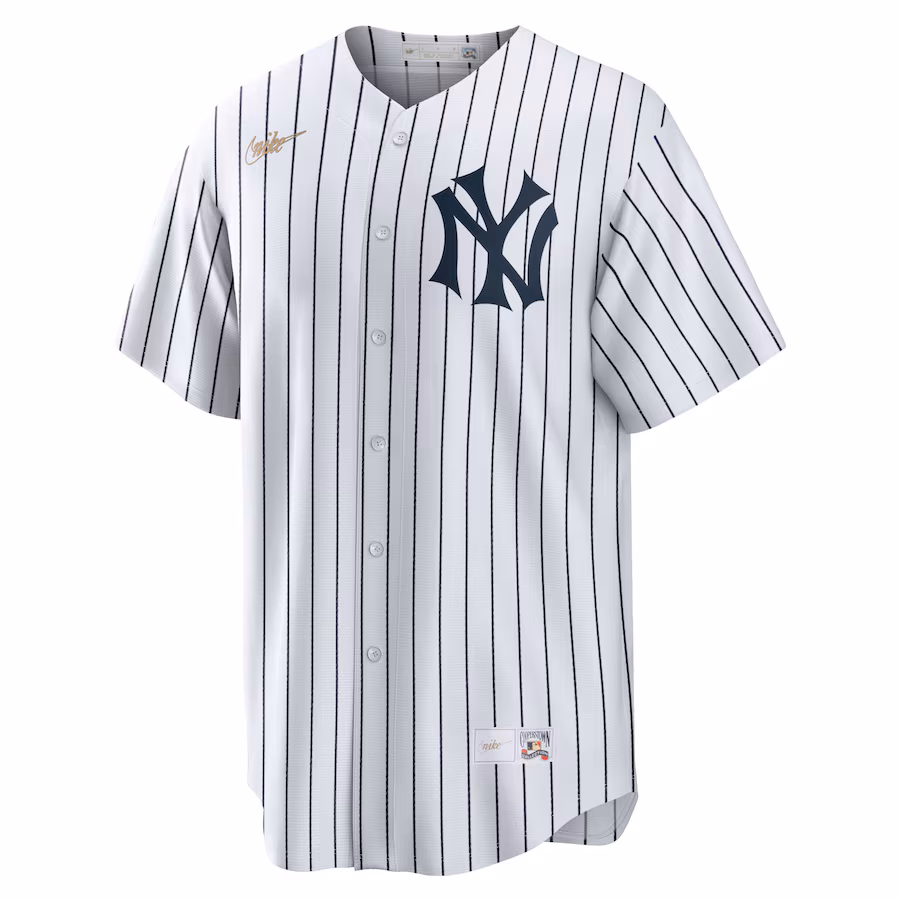 Women's New York Yankees Lou Gehrig Nike White Home Cooperstown Collection Player Jersey - myjerseyhub