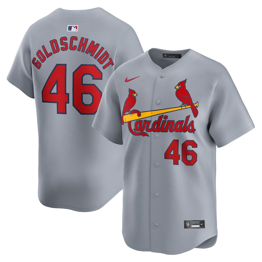 Youth St. Louis Cardinals Paul Goldschmidt Nike Gray Away Limited Player Jersey - myjerseyhub