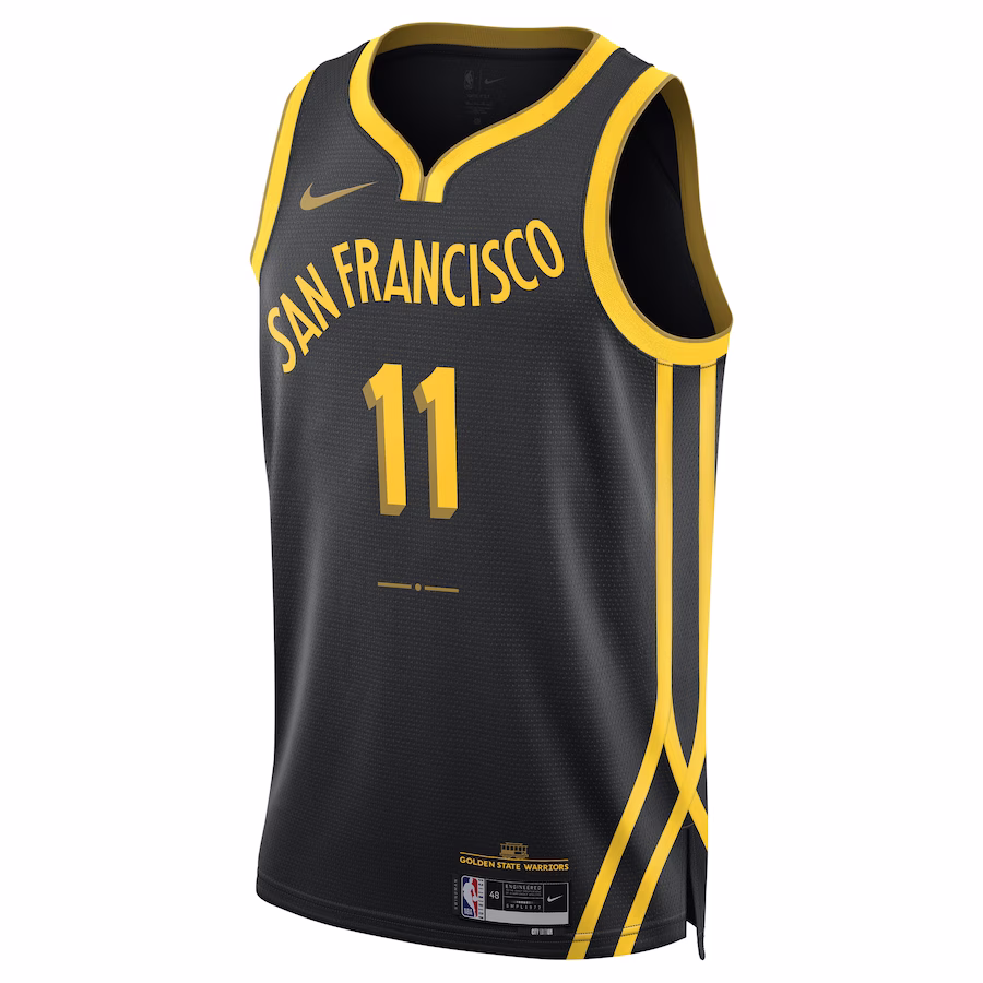 Unisex Golden State Warriors Klay Thompson Nike Black 2023/24 Swingman Jersey - City Edition - myjerseyhub